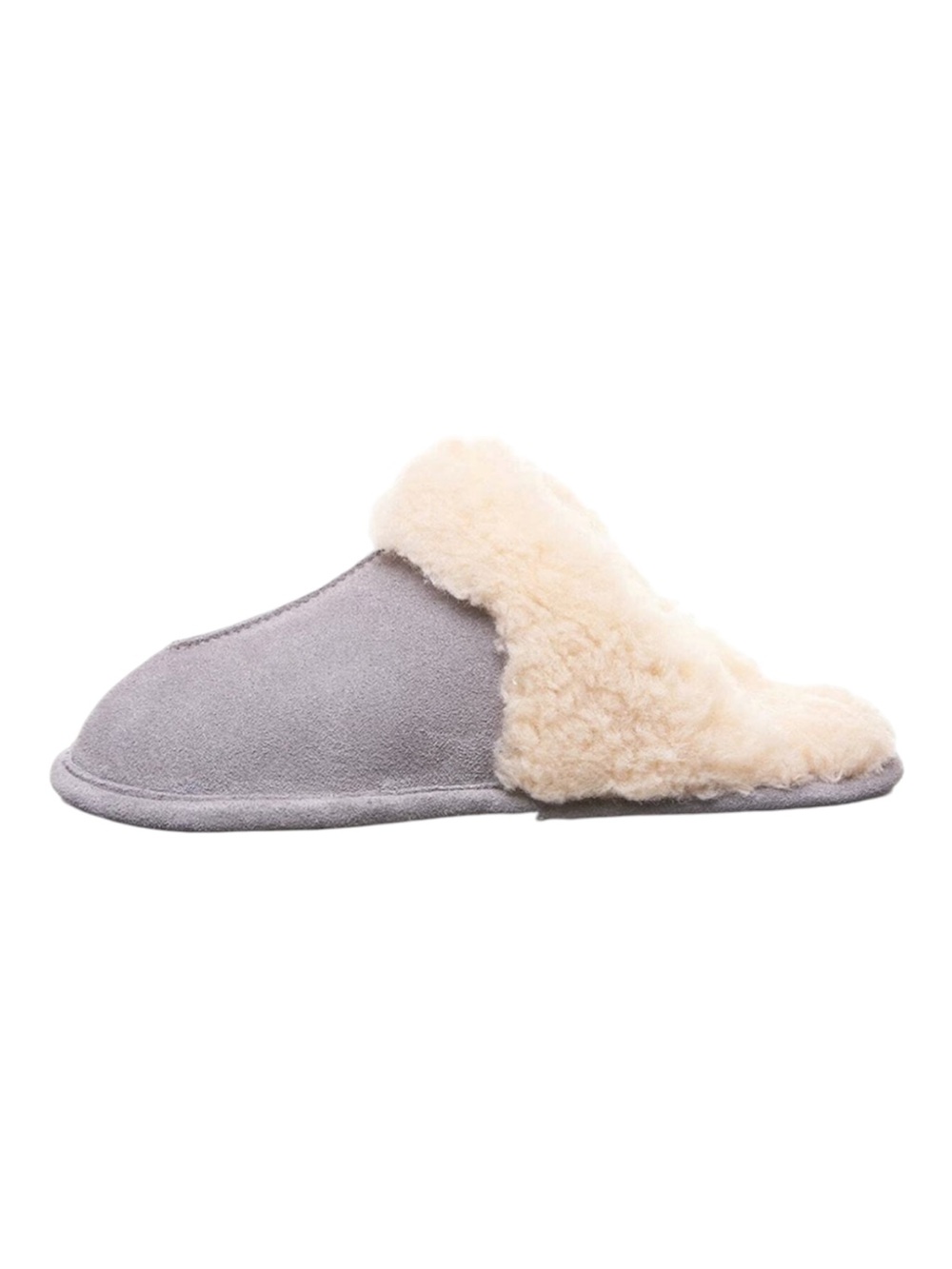 BEARPAW Loketta ShearlingSlide Slippers NWT Gray Fog Women’s Size 7 Box Included